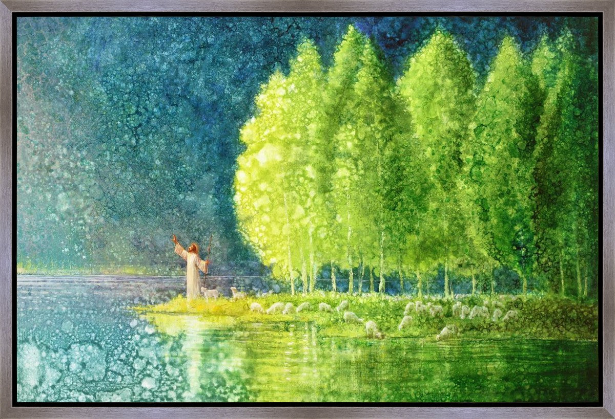 Beside Still Waters Gallery Wrap Canvas Art - Handmade Wall Decor for Living Room, Bedroom & Office - Perfect for Home, Gifts & Interior Design