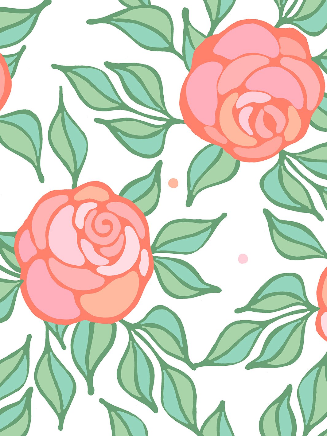 Barbie™ Groovy Floral Wallpaper - Watermelon Print Peel & Stick Removable Wallpaper for Girls Room, Nursery, Bedroom Decor - Perfect for DIY Home Decor & Kids Room Makeover