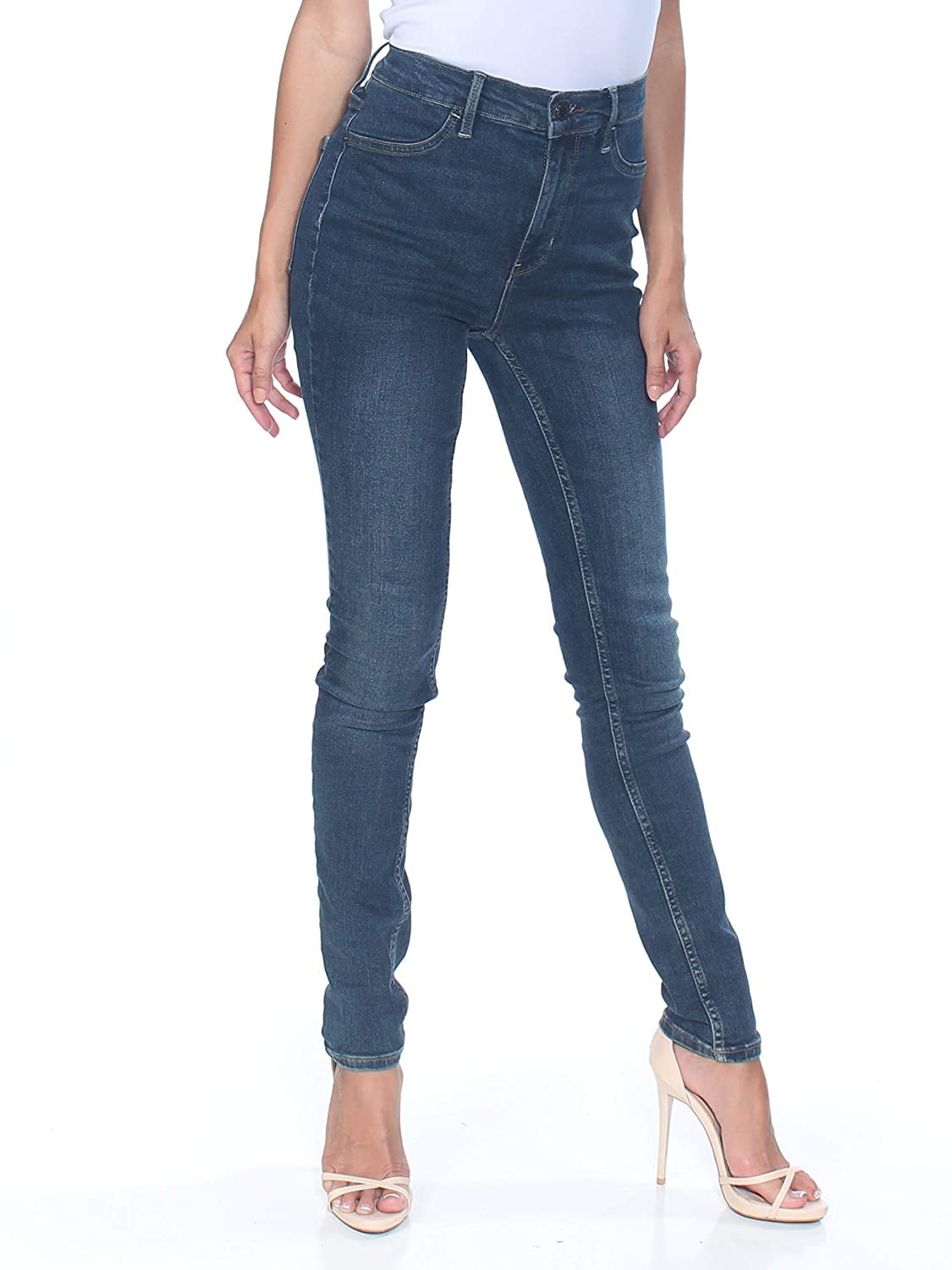 Free People Women's High Waist Long & Lean Jeggings - Stretchy Skinny Jeans for Everyday Comfort | Perfect for Work, Yoga & Casual Outfits
