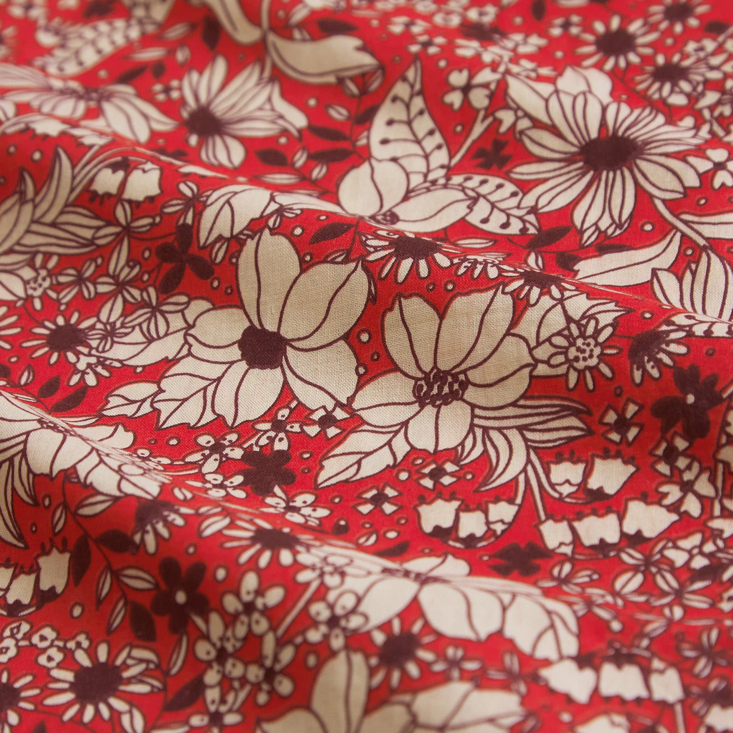 Evette 100% Cotton Quilt Cover Set - Scarlet Red King Size Bedding with Zipper Closure | Soft & Breathable Duvet Cover for All Seasons | Perfect for Master Bedroom, Guest Room & Airbnb