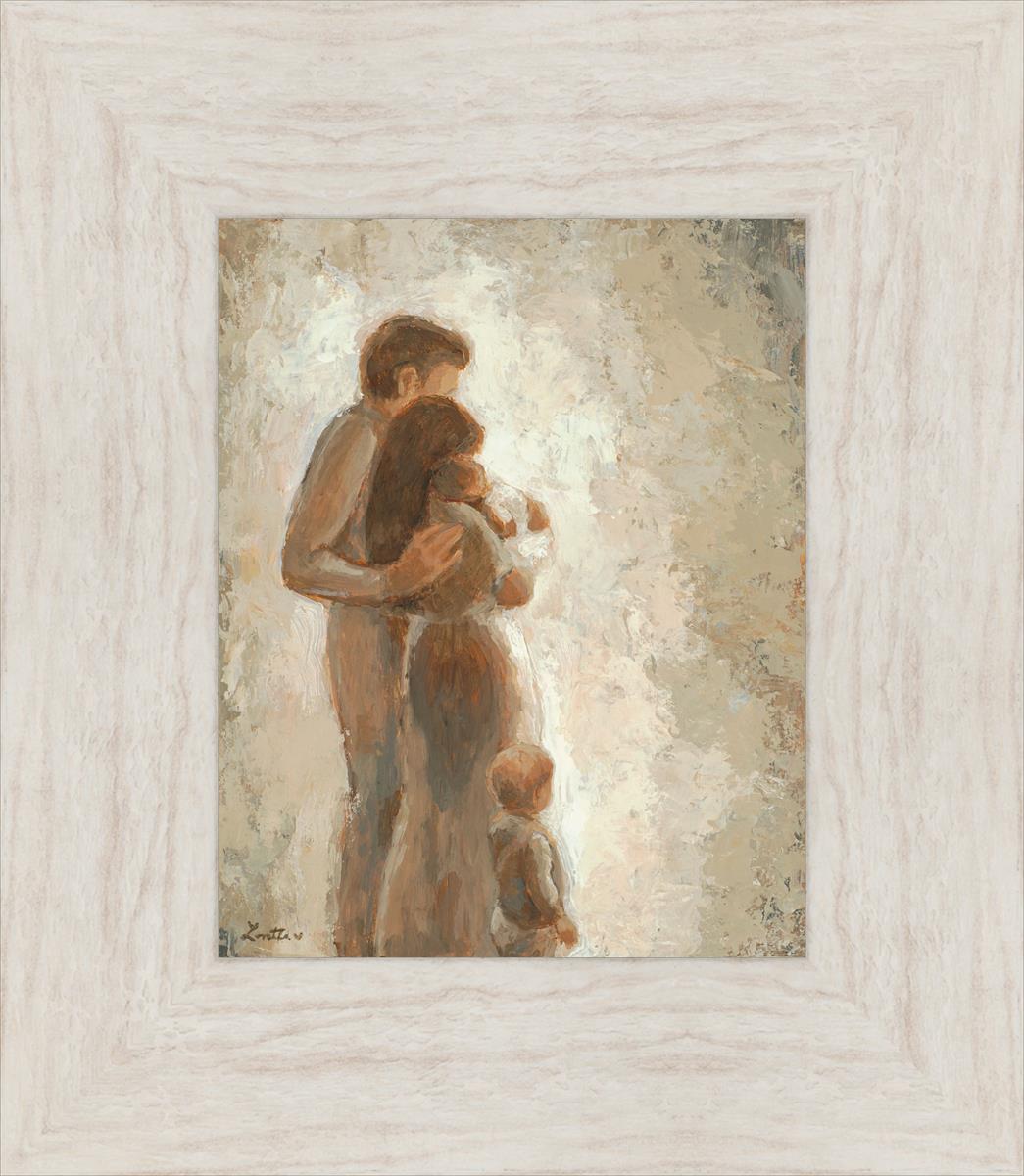 Family Looking Towards the Light - Inspirational Wall Art for Home Decor | Motivational Canvas Print for Living Room, Bedroom & Office | Perfect Gift for Family & Friends