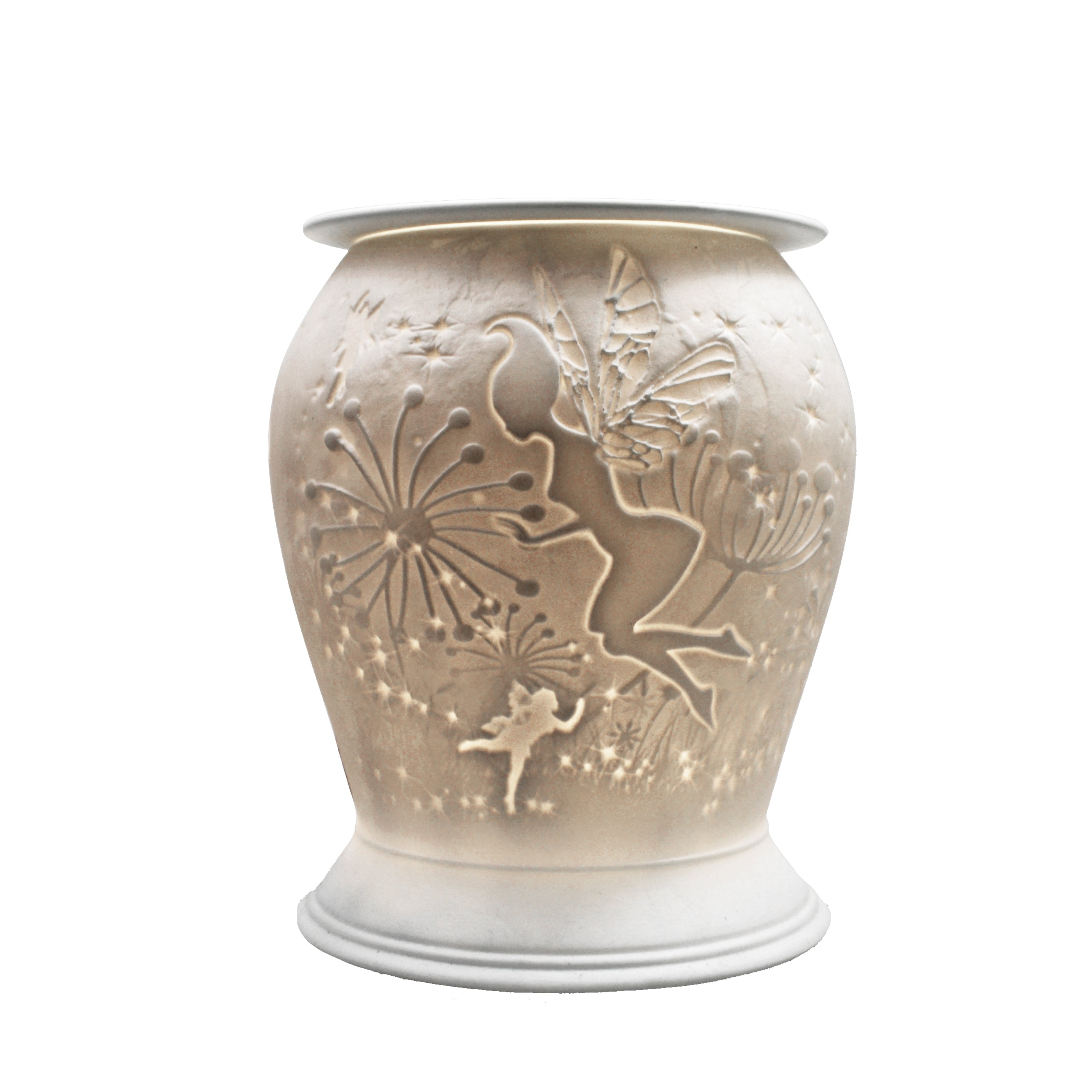 Electric Wax Warmer with Porcelain Barrel - Cello Design for Aromatherapy & Home Decor | Perfect for Bedroom, Living Room, and Office Use
