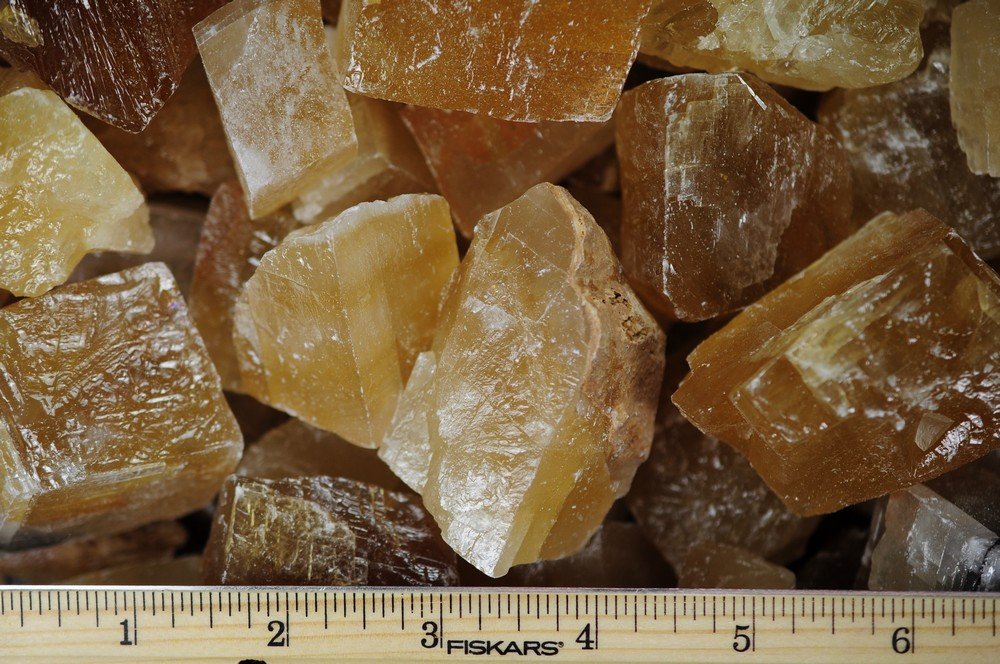 18 lbs AAA Grade Honey Calcite Rough Stones from Mexico - Natural Healing Crystals for Meditation, Home Decor & Jewelry Making