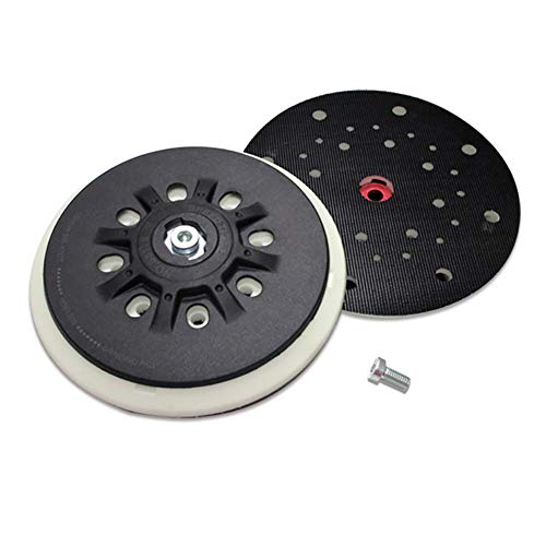 Lazyspace 6 Inch 17-Hole Dust-Free Sanding Pad for Hook and Loop Grinding Discs - Compatible with 6