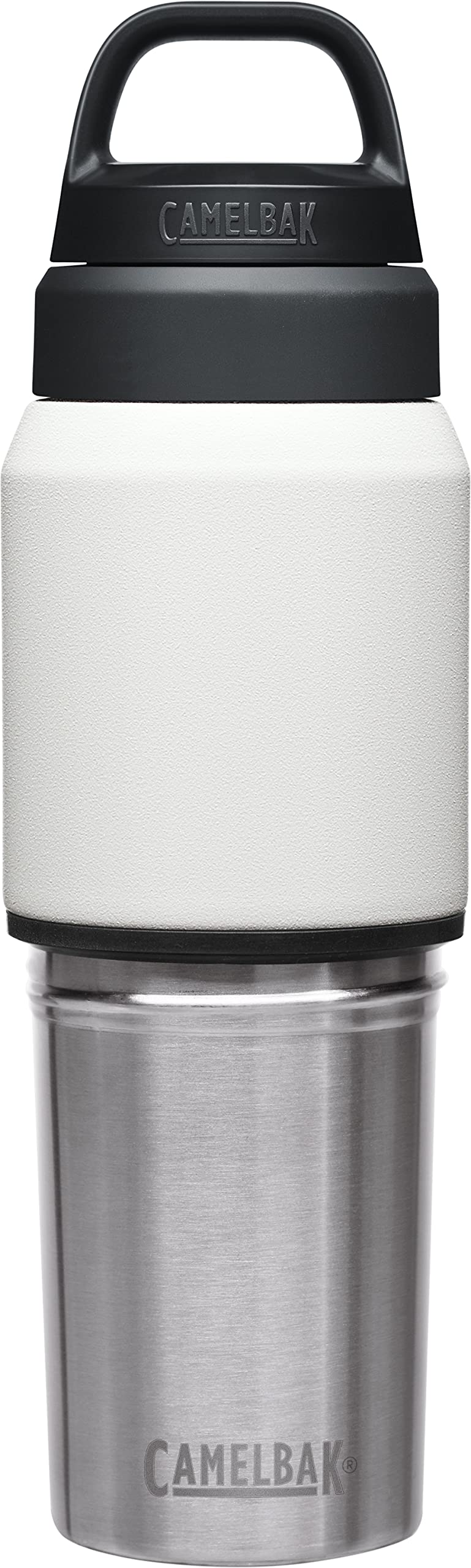 CamelBak MultiBev Insulated Stainless Steel Water Bottle & Travel Cup - Leak Proof, 20oz, Double Wall Vacuum - Perfect for Hiking, Gym & Office Use