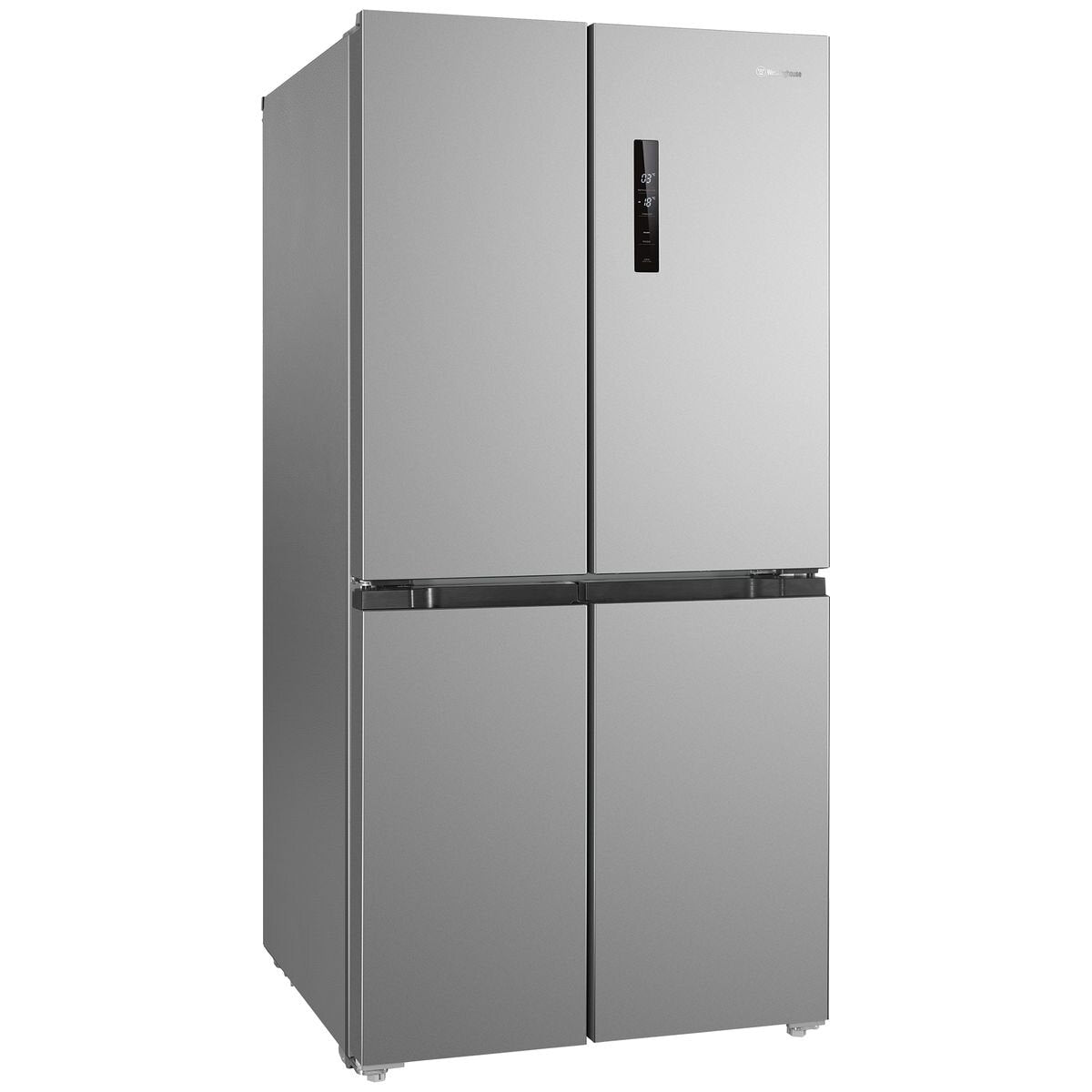 Westinghouse 496L French Door Refrigerator with Ice Maker - Stainless Steel WQE4900AA - Energy Efficient Large Capacity Fridge for Modern Kitchen & Open Plan Living Spaces