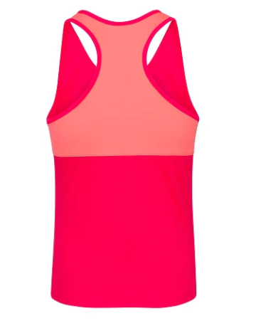 Babolat Women's Play Tennis Tank Top - Breathable Quick-Dry Workout Shirt for Women [Rose Red] | Perfect for Tennis, Gym & Yoga Training