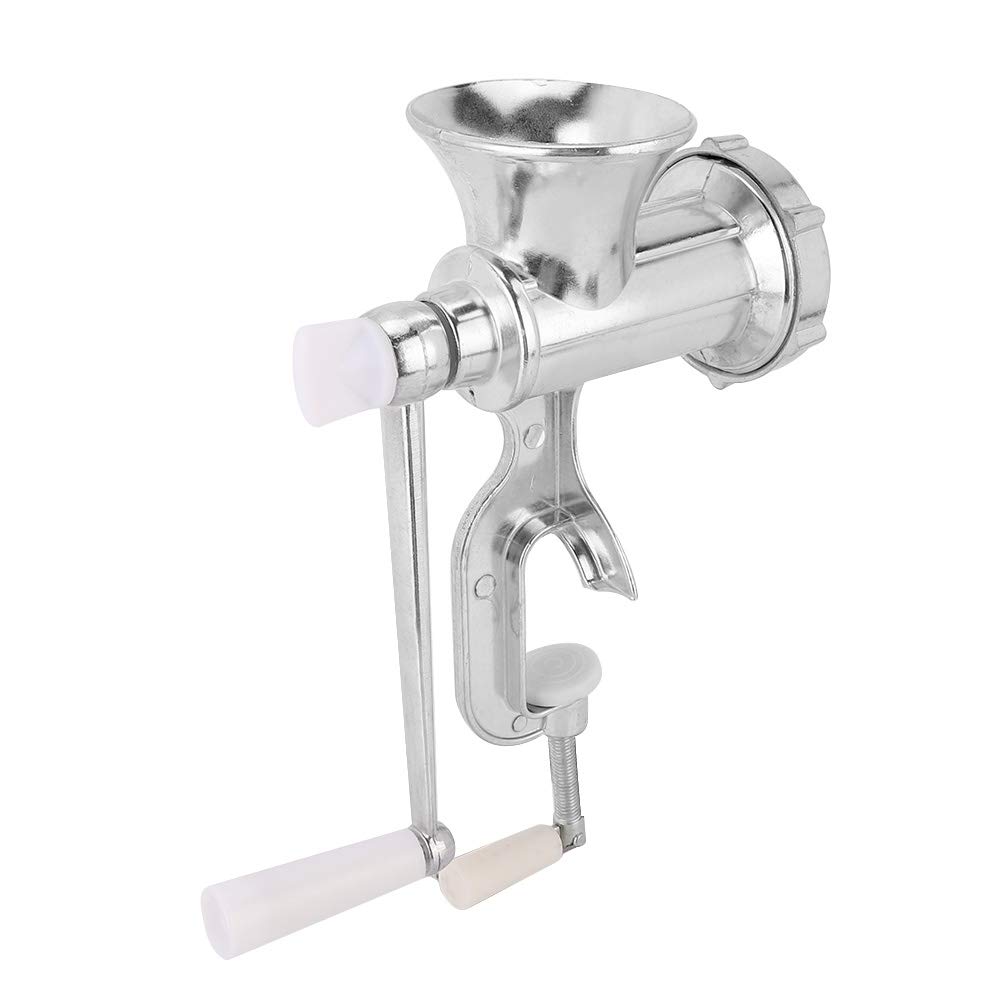 Premium Manual Meat Grinder - Heavy Duty Hand Crank Sausage Stuffer & Kitchen Mincer for Beef, Pork, Vegetables | Durable Cast Iron Construction with Ergonomic Handle | Perfect for Home Cooking, Camping & Emergency Food Prep