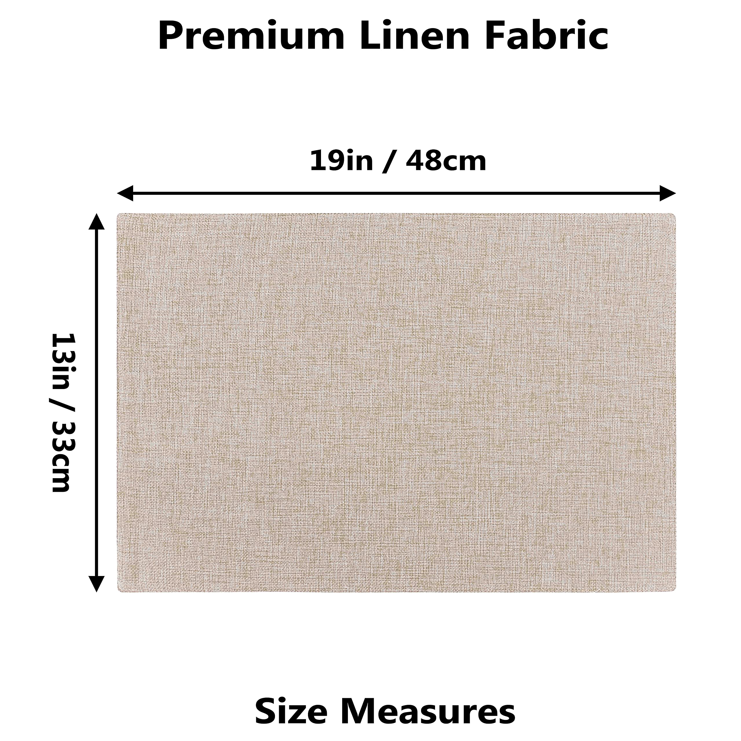 Premium Heat-Resistant Placemats Set of 4 - Durable Linen Table Mats for Dining Room & Kitchen - Waterproof & Non-Slip - Perfect for Indoor/Outdoor Use, Easter Dinner, Spring Decor & Daily Meals