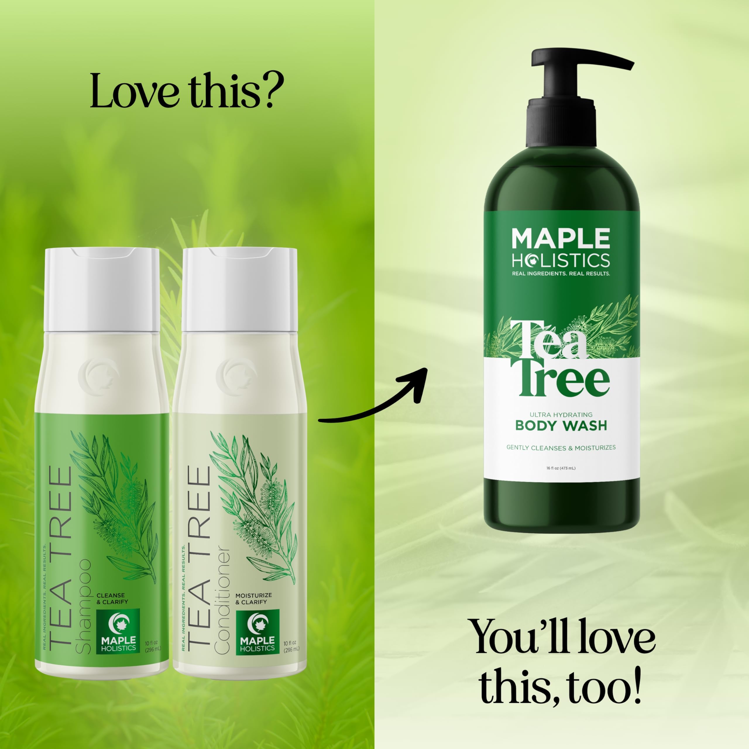 **Tea Tree Shampoo and Conditioner Set for Oily Hair & Scalp Care - Sulfate-Free Clarifying Shampoo with Tea Tree Oil - Deep Cleansing for Build-Up & Dry Scalp Treatment - Perfect for Daily Hair Care & Scalp Refreshment**