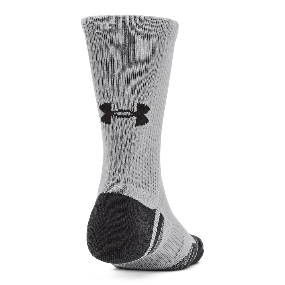 Men's Under Armour Performance Tech Crew Socks 3-Pack - Moisture-Wicking Athletic Socks for Running, Gym & Sports