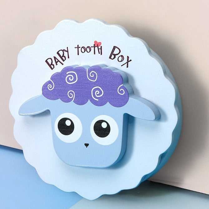 Wooden Baby Tooth Box for Boys & Girls | Keepsake Memory Box for First Teeth | Perfect Baby Shower Gift & Nursery Decor