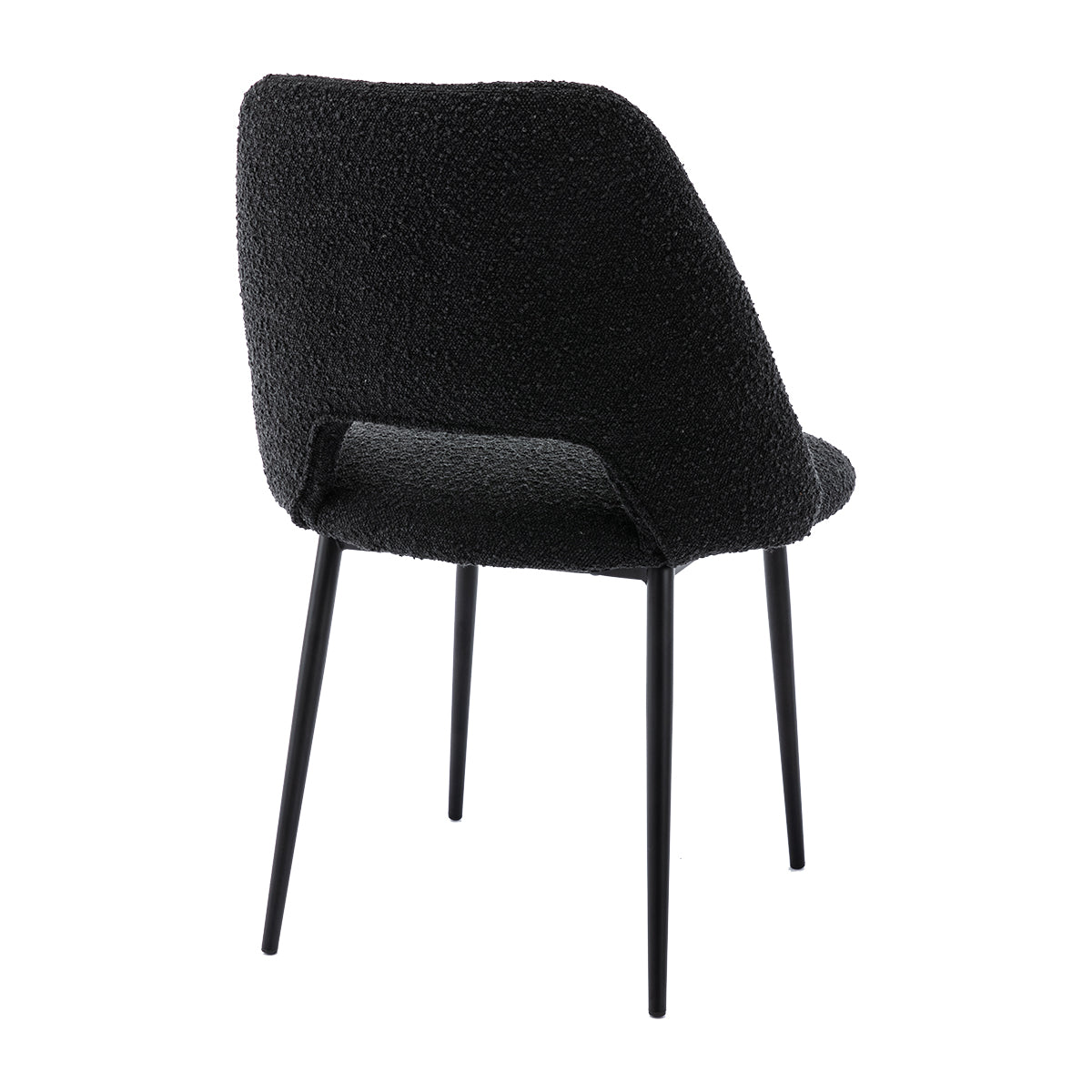 Belmont Boucle Dining Chair - Modern Upholstered Accent Chair for Kitchen, Dining Room & Office - Comfortable & Stylish Seating Solution