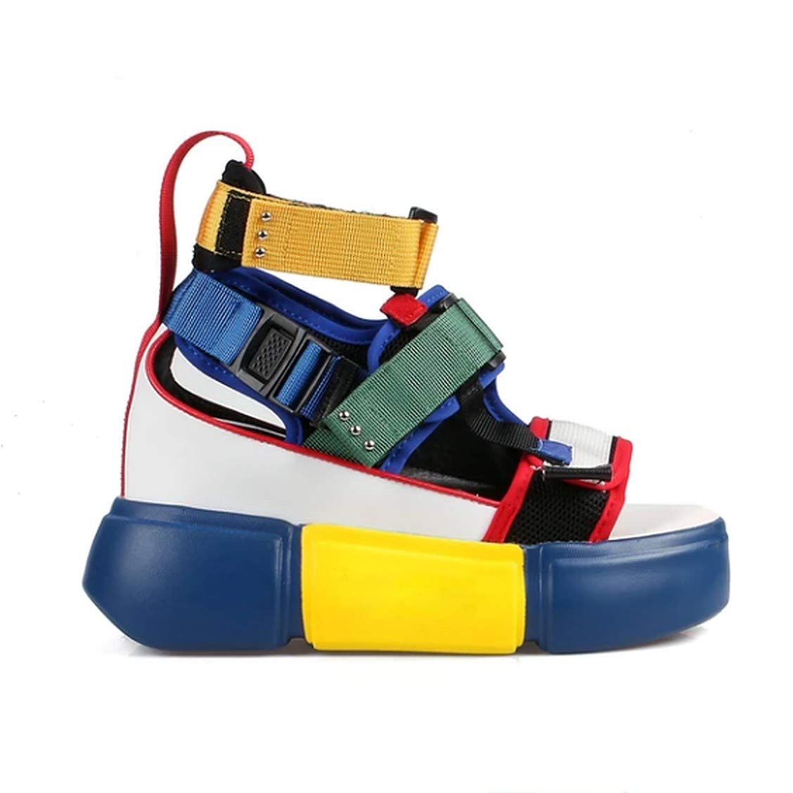 Anthony Wang Women's Chunky Platform Wedge Sandals - Comfortable & Stylish Summer Shoes for Casual Outings, Beach Trips, and Everyday Wear