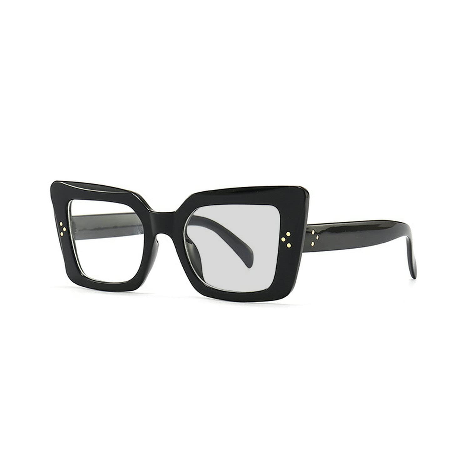Retro Photochromic Rectangular Reading Glasses - Unisex Lightweight Magnifying Eyewear for Outdoor & Indoor Reading, Perfect for Books, Newspapers, and Digital Screens