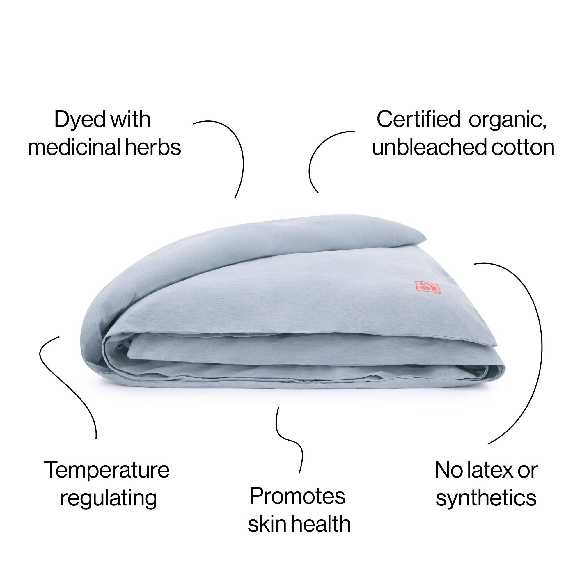 Organic Cotton Duvet Cover Set - Breathable & Hypoallergenic Queen/King Size - Soft Bedding for All Seasons - Perfect for Eco-Friendly Home & Guest Room Decor