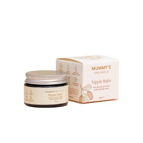 Organic Nipple Balm for Breastfeeding Moms - Fast Relief for Sore & Cracked Nipples - 100% Natural & Safe Soothing Protection - Postpartum & Nursing Essential - Perfect for Hospital Bag & Daily Nursing Care