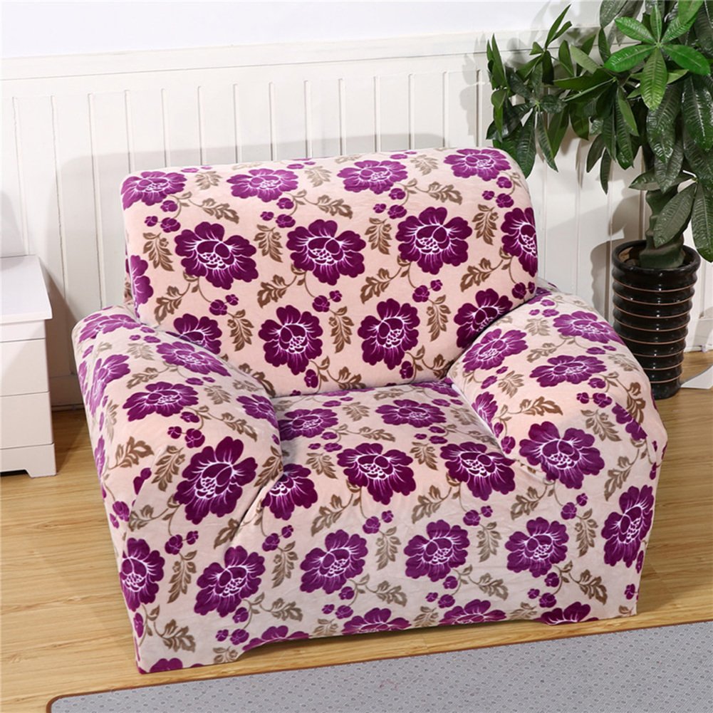 Elastic Pet-Proof Sofa Cover for Dogs - Thick Plush Couch Protector, U-Shaped Sectional Sofa Cover (55x73 Inch) - Perfect for Pet Owners & Living Room Furniture Protection