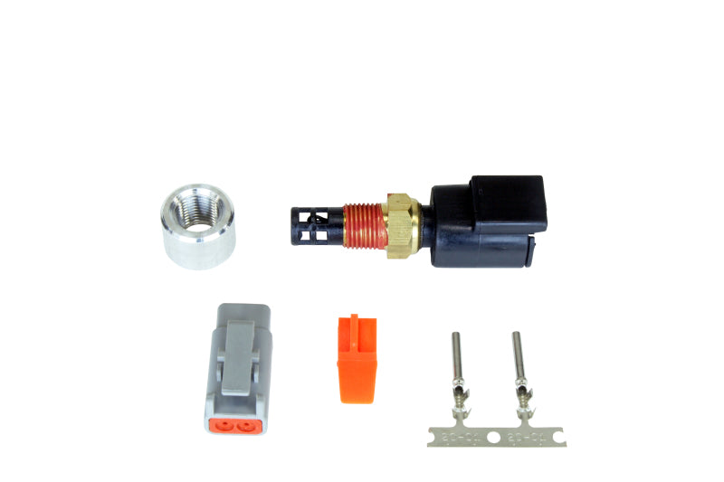 AEM Universal 1/8in NPT Air Intake Temperature Sensor Kit with Deutsch Style Connector - High Performance Engine Air Temp Monitoring for Turbocharged & Naturally Aspirated Vehicles