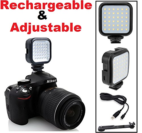 Premium LED Light Kit with Power Supply for Nikon D750 D850 D610 D3500 D810 DSLR Cameras - Perfect for Photography, Videography & Studio Lighting