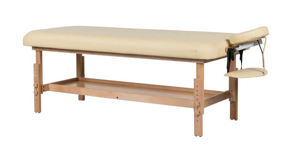 GreenLife Ultra Stable Adjustable Height Massage Table - Professional Portable Spa Bed for Home & Clinic Use - Perfect for Therapists, Chiropractors, and Relaxation