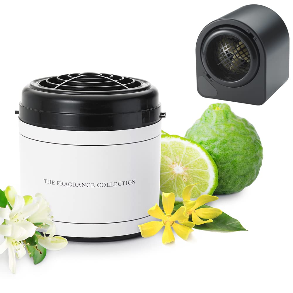 Luxury The Ritz-Carlton Home Aroma Diffuser Set with Coastal Breeze Scent Cartridge - Bergamot, Sandalwood & Ylang Ylang Essential Oil Scent Machine for Spa, Bedroom & Office Relaxation