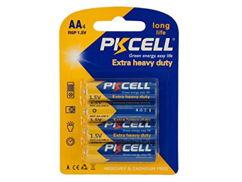 PKCELL Heavy Duty AA Batteries (24-Pack) - Long-Lasting Alkaline Batteries for Toys, Flashlights, Remote Controls & More - Bulk Buy Discount