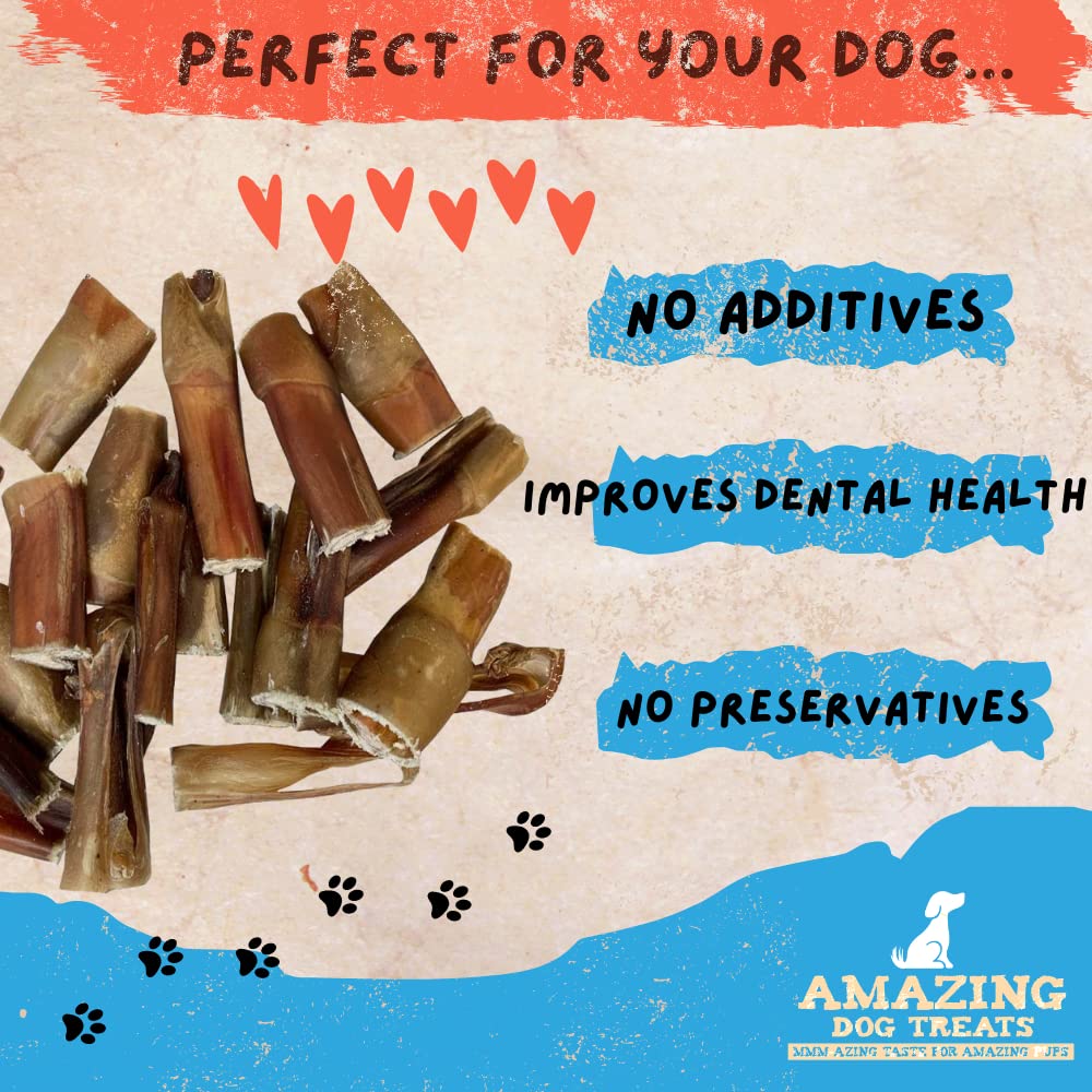 Premium Bully Stick Dog Treats - 100% Natural Beef Chews (3 Lb Bag) | Easily Digestible, Long-Lasting Dog Bones for Training, Teething & Dental Health | High-Protein Snacks for Puppies & Adult Dogs