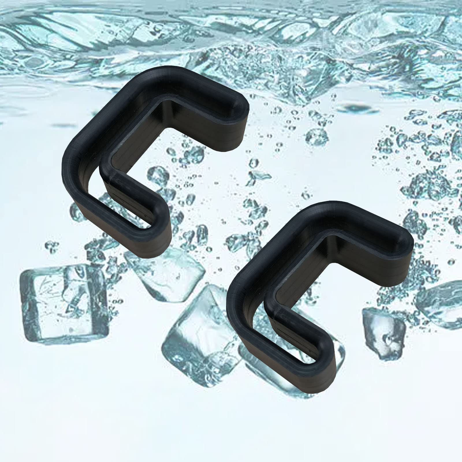 PIAOLGYI 2-Pack Black Ice Scoop Holder for Frigidaire EFIC117-SS 26lb Countertop Ice Maker - Scooper Accessory (Ice Scoop Not Included) | Perfect for Kitchen, Bar, Office, and RV Use