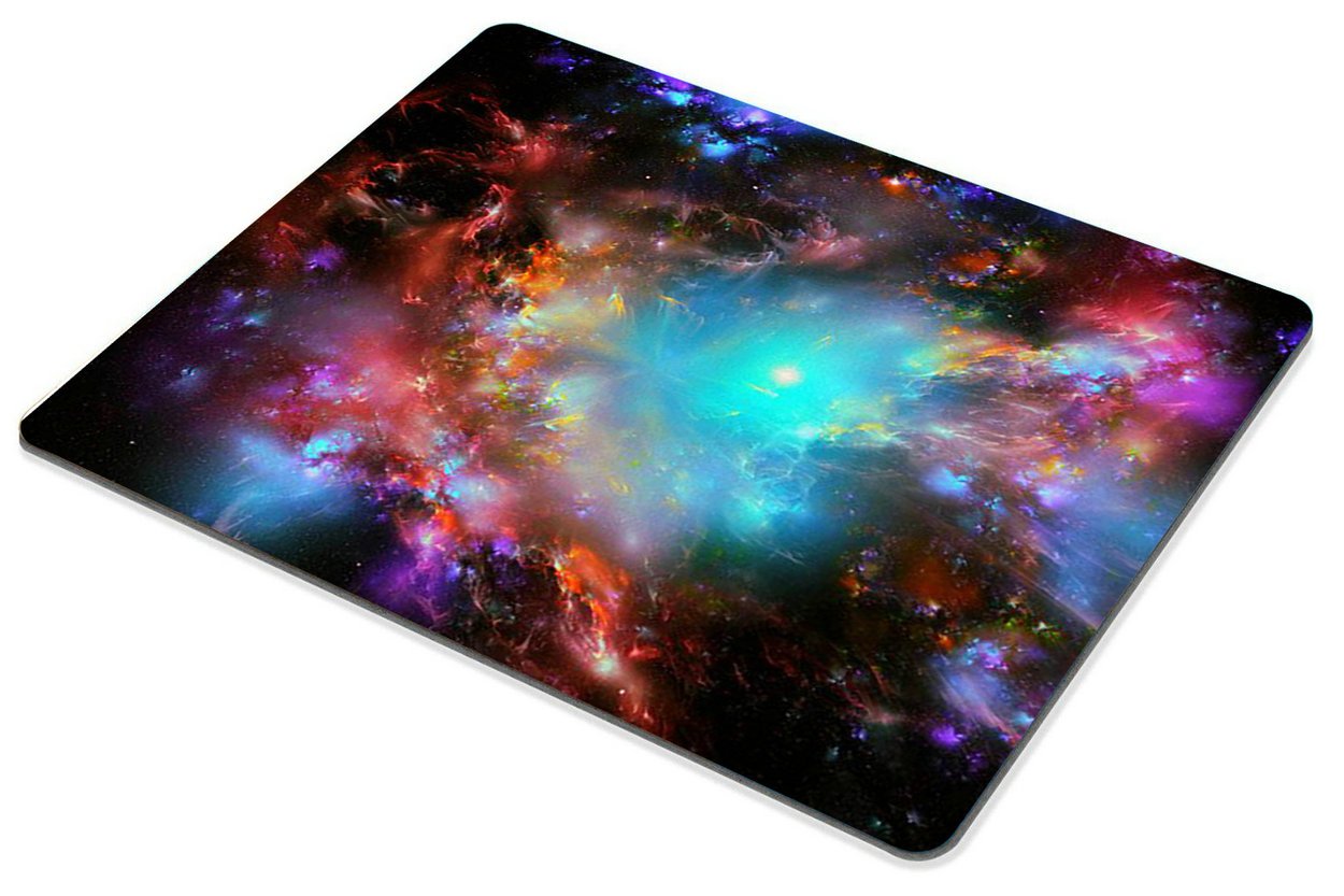 Galaxy Customized Non-Slip Rubber Gaming Mouse Pad - Smooth Tracking for PC, Laptop, Office & Gaming Setup | Smooffly Rectangle Mousepad for Work & Play