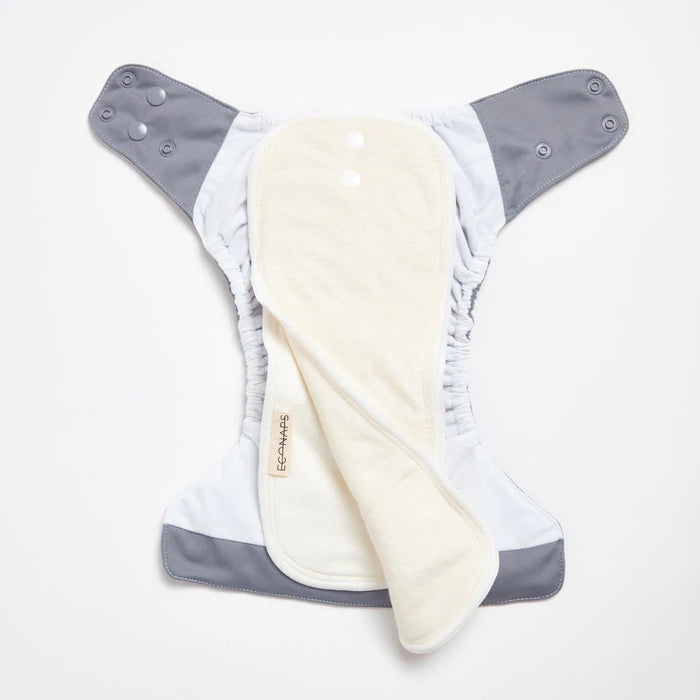 EcoNaps Modern Cloth Diaper - Midnight Blue | Reusable & Eco-Friendly Baby Nappy for Newborns & Toddlers | Perfect for Daycare, Travel & Home Use