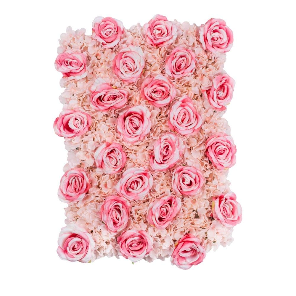 Fuchsia Silk Rose Backdrop - Elegant Wedding & Home Decor (16