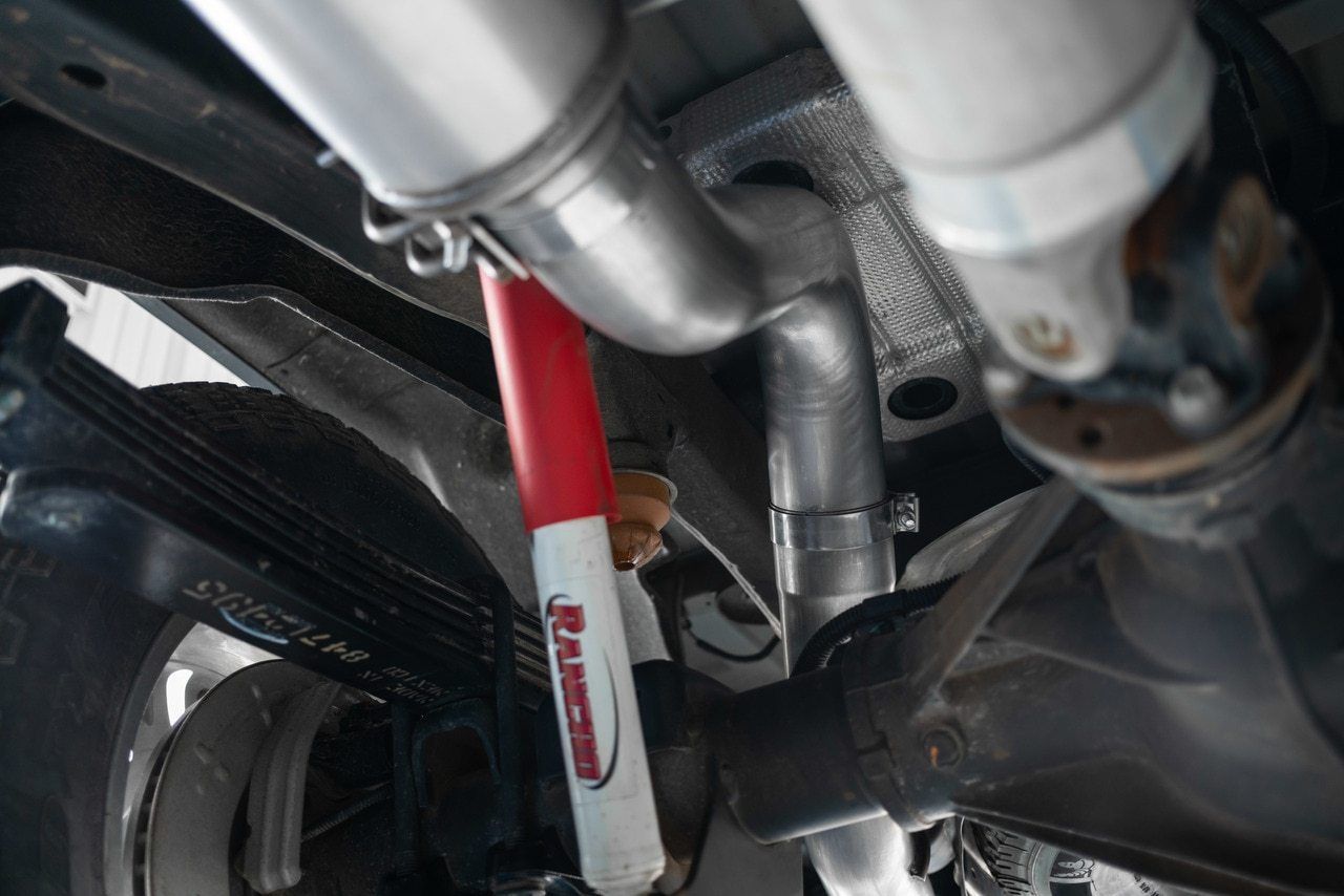 2023 Chevy/GMC 2500/3500 6.6L Gas Aluminum Single Side Exhaust System - Perfect for Truck Upgrades & Off-Road Adventures