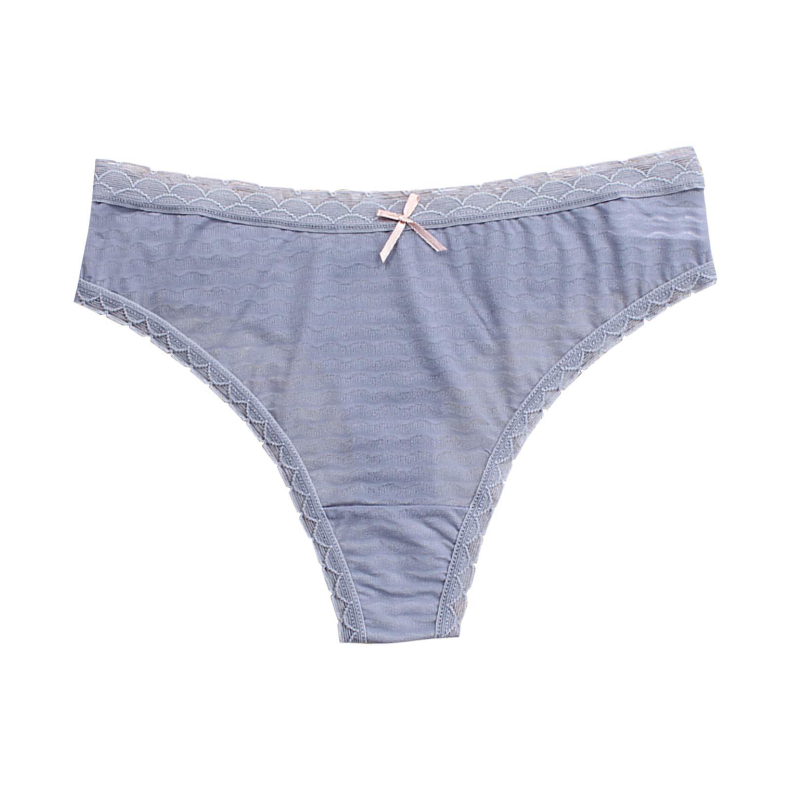 Women's Cotton Hollow Transparent Boxer Shorts - Low Rise Thong Underwear for Fun & Comfort - Perfect for Sleepwear, Loungewear & Everyday Wear