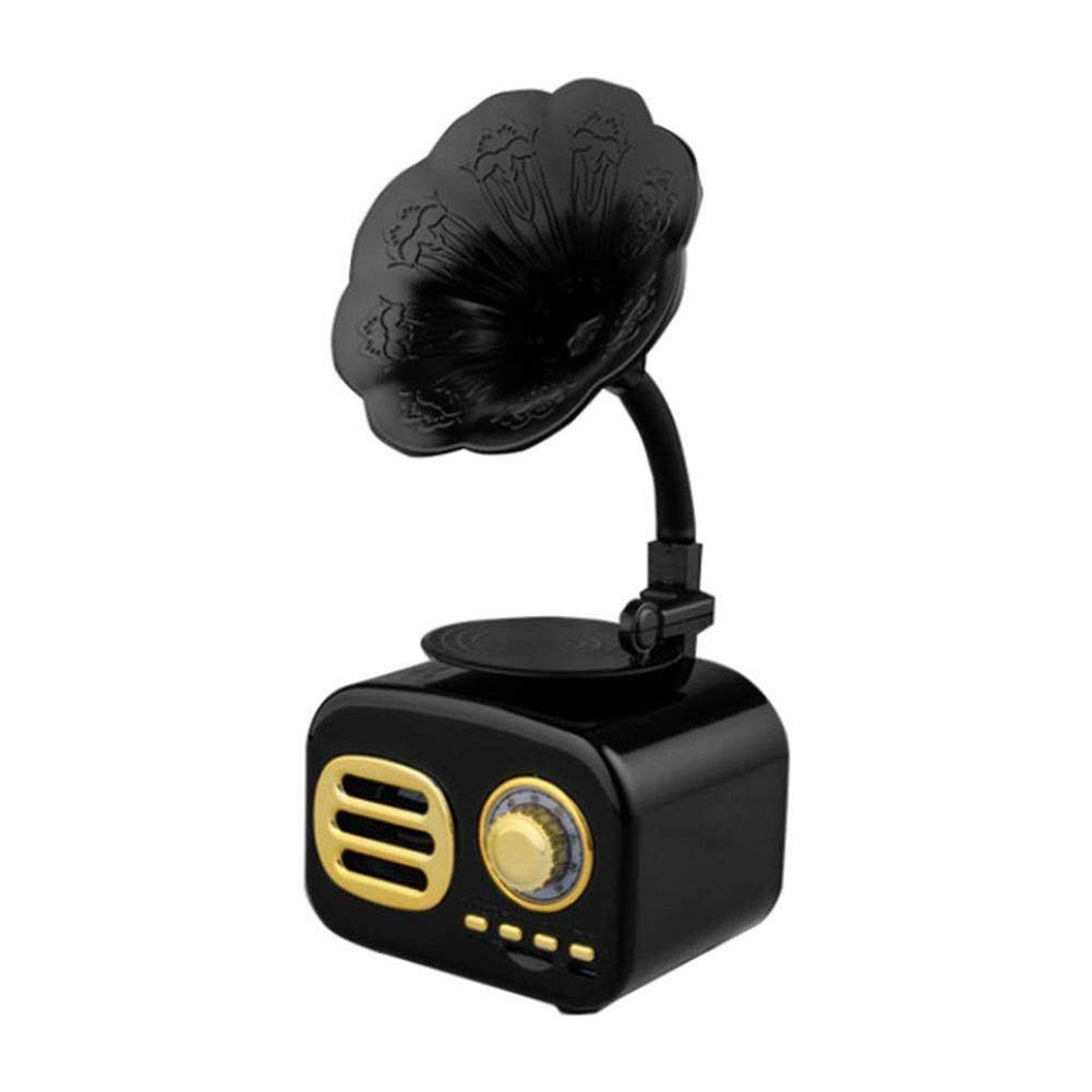 Vintage Retro Bluetooth Gramophone Speaker with TF Card Slot - Wireless Music Box, Record Player & FM Radio for Home, Office, Entertainment & Decor | Perfect for Vintage-Themed Parties, Bedroom Ambiance & Gift Giving