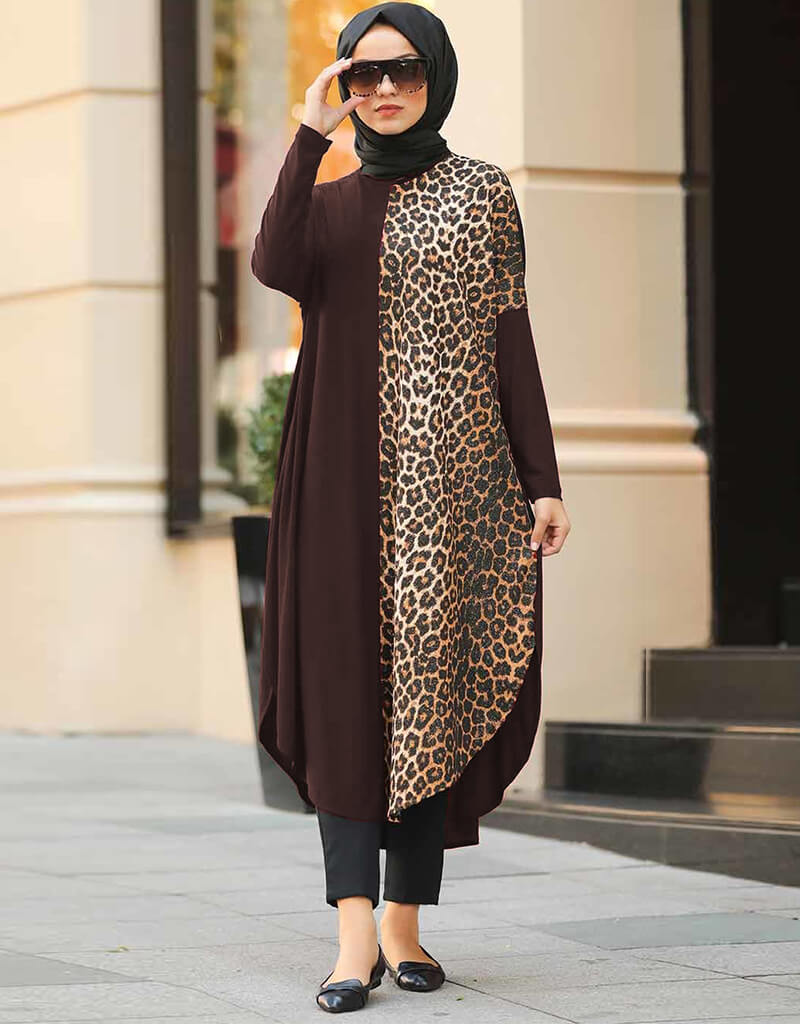 Latest Brown Printed Kaftan Dresses for Women - Stylish Flowy Maxi Dress for Beach, Vacation & Summer Outfits