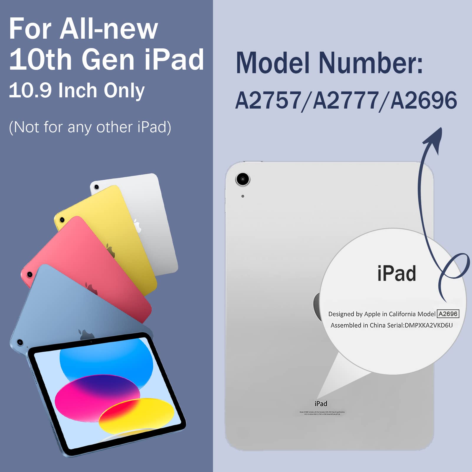 WESOROL iPad Case for 11th Gen 11