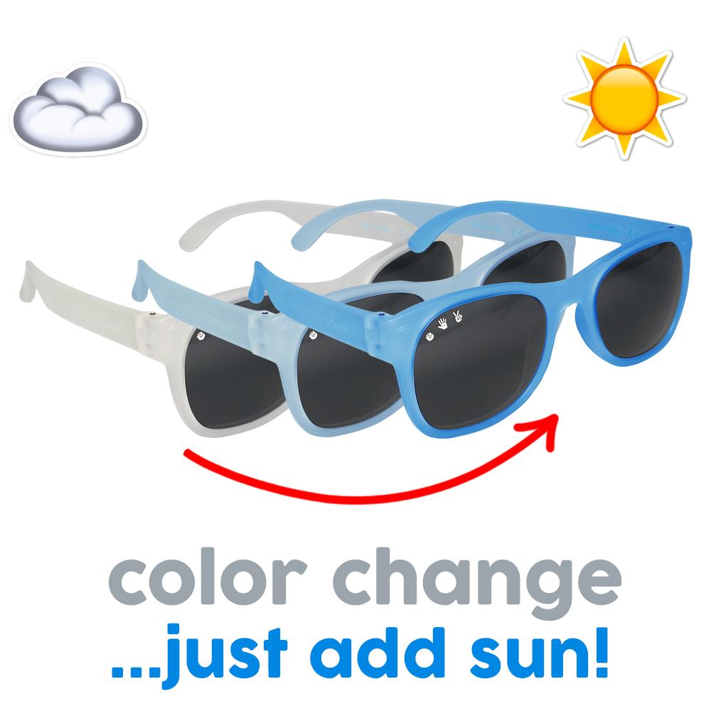 RoShamBo Color Changing Sunglasses - UV Protection & Polarized Lenses for Outdoor Activities, Beach, Driving, and Fashion Accessories
