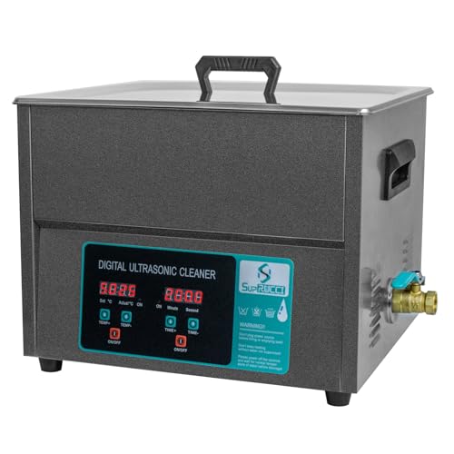 15L 360W Ultrasonic Cleaner with Heater & Timer - Professional Cleaning for 3D Printed Parts, Carburetors, Circuit Boards, Jewelry | Safely Remove Oil, Rust & Grime | Ideal for Home Workshops, Labs & Industrial Use