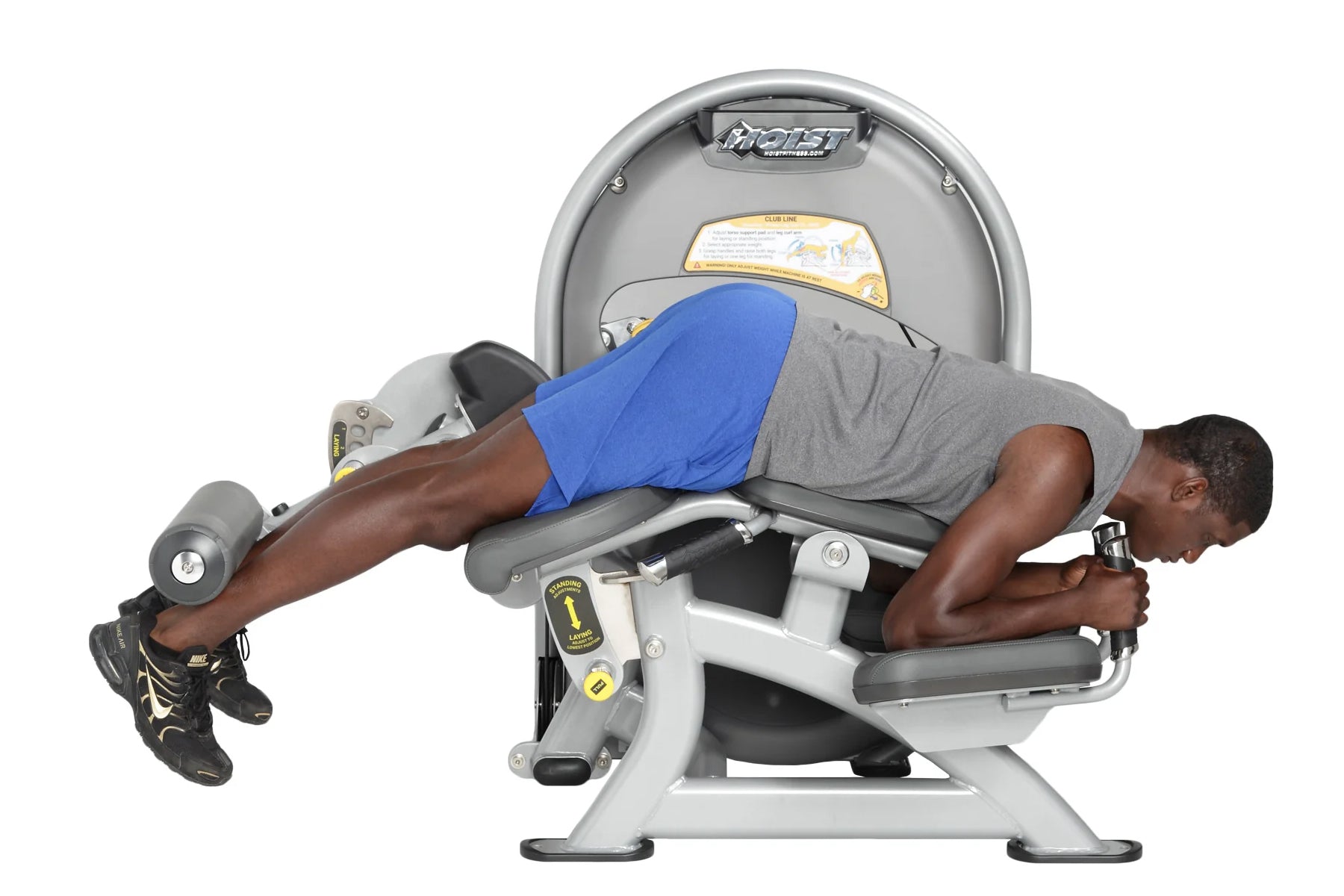 Hoist CL 3408 Standing & Prone Leg Curl Machine - Gym Strength Training Equipment for Hamstrings & Glutes - Perfect for Home & Commercial Fitness Studios