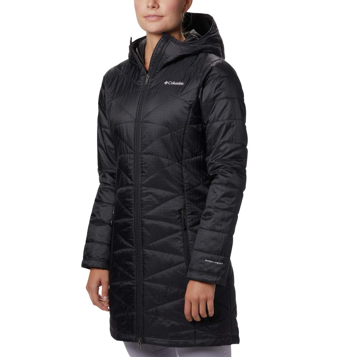 Columbia Women's Mighty Lite Hooded Jacket - Lightweight Water-Resistant Fleece for Hiking, Camping & Outdoor Activities