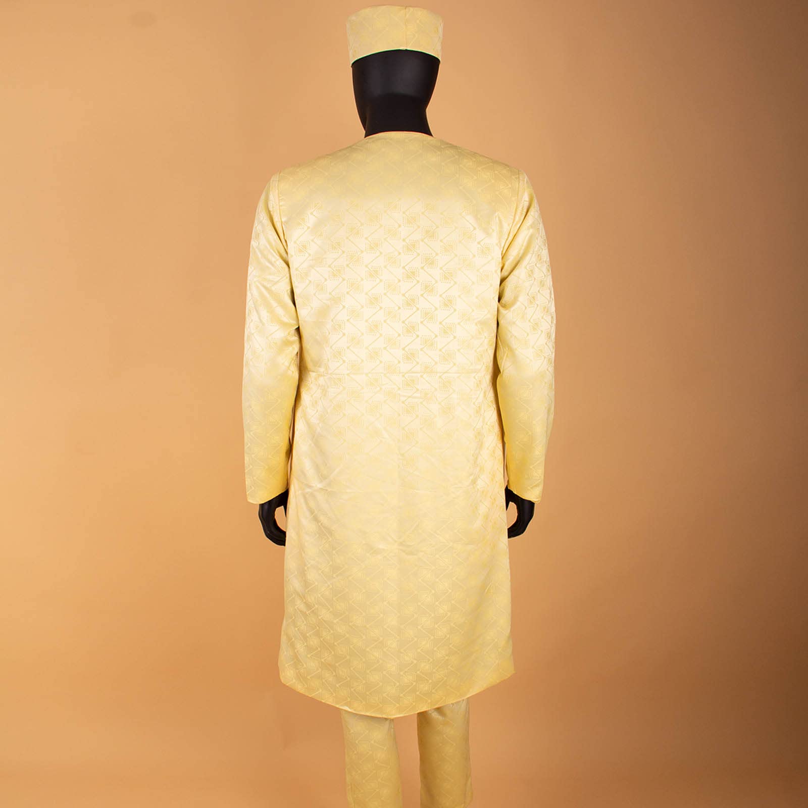 African Dashiki Outfits for Men - 4 Piece Set with Embroidered Jacket, Shirt, Pants & Hat | Traditional Wedding & Evening Wear | Cultural Attire for Special Occasions