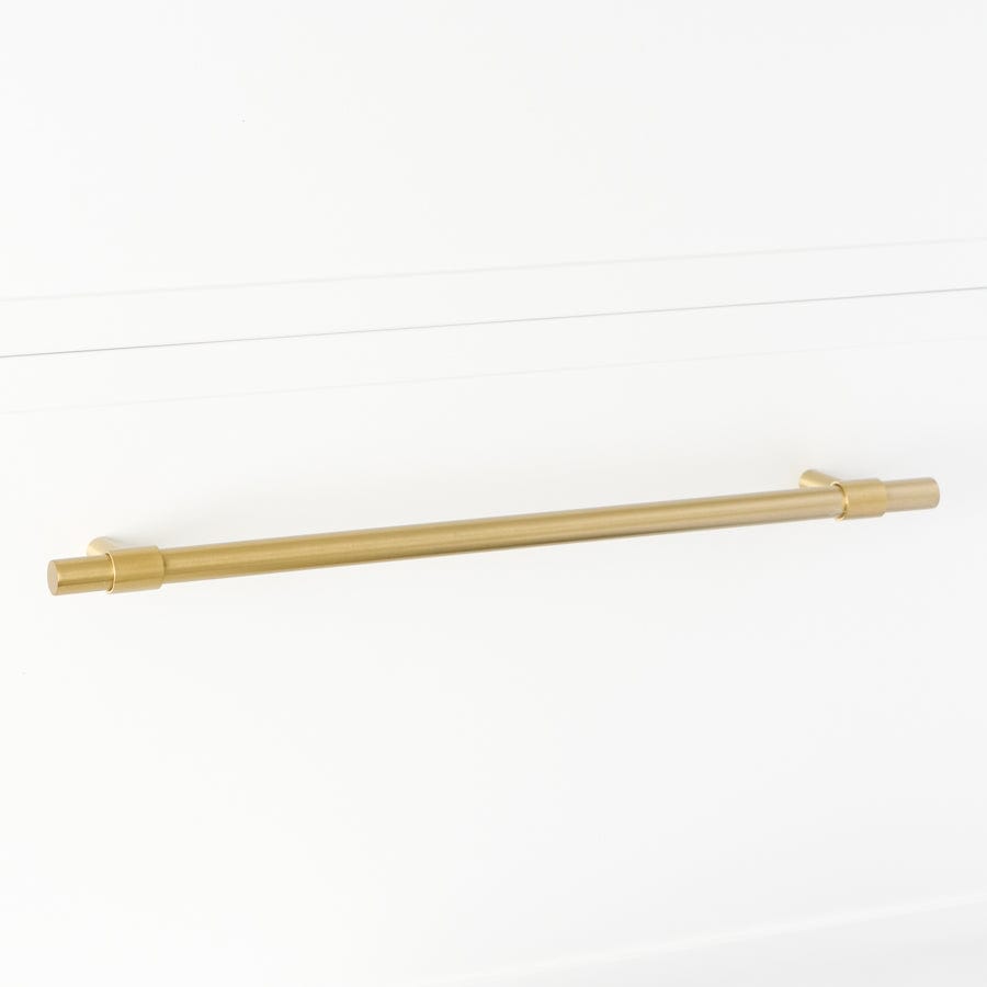 400mm Brushed Brass Cabinet Pull - Elegant Drawer Handle for Kitchen, Bathroom & Furniture - Perfect for Modern Home Renovation & DIY Projects