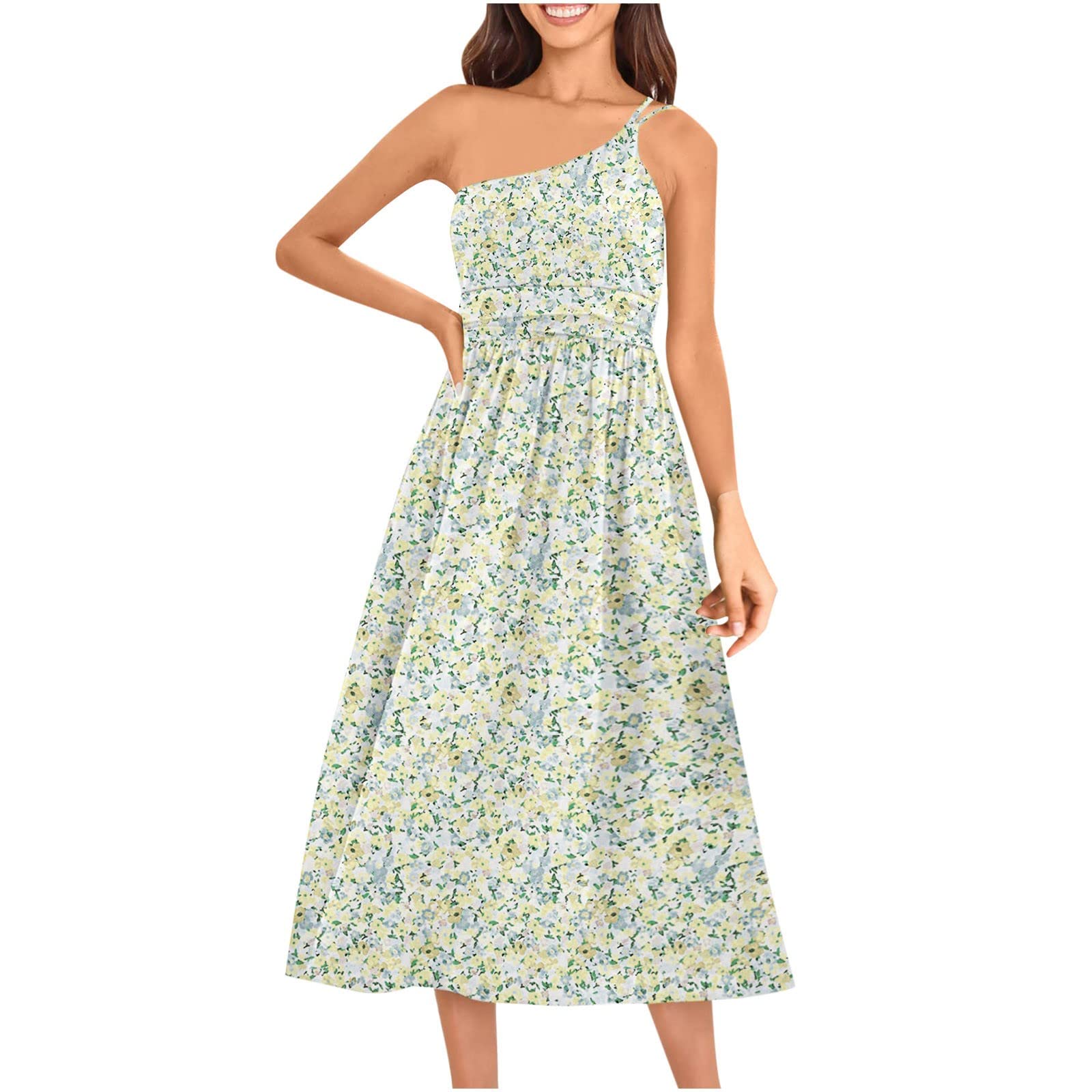 Elegant Mexican Women's Wedding Guest Dress - Floral Sleeve Cocktail Dress for Evening Parties, Plus Size S-XL | Perfect for Bridal Showers, Quinceañeras & Special Occasions