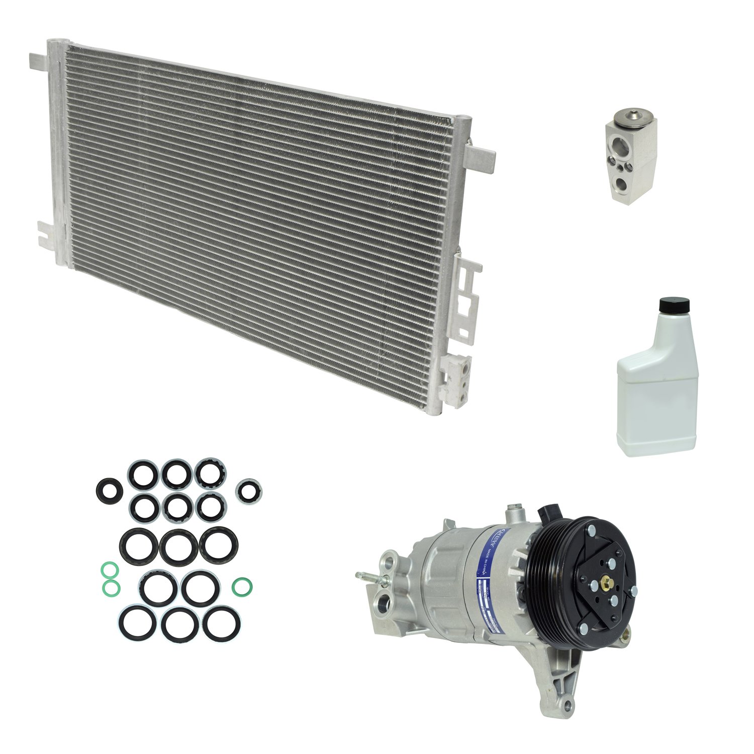 UAC KT 5224A A/C Compressor and Component Kit - Replacement for Car Air Conditioning System | Perfect for AC Repair & Maintenance in Hot Climates