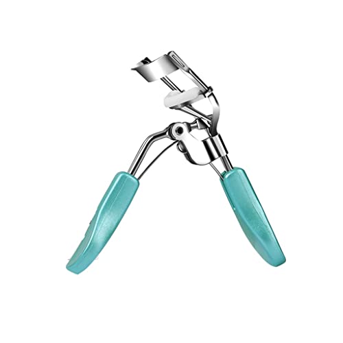 Portable Blue Eyelash Curler - Gentle Long-Lasting Eyelash Curling Tool for Natural Looking Lashes | Safe & Pain-Free Eye Makeup Accessory | Perfect for Daily Use, Bridal Makeup, and Professional Salon Styling (Color: A, Size: One Size)