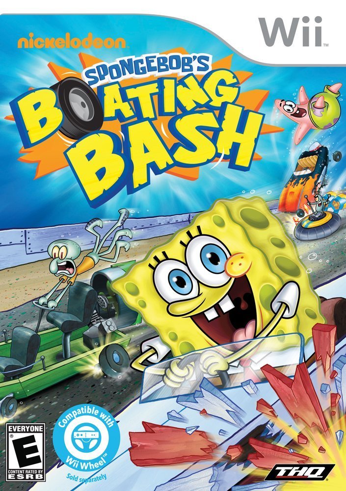 Spongebob Boating Bash Game for Nintendo Wii - Fun Family Party Video Game for Kids & Adults - Perfect for Game Nights & Birthday Parties