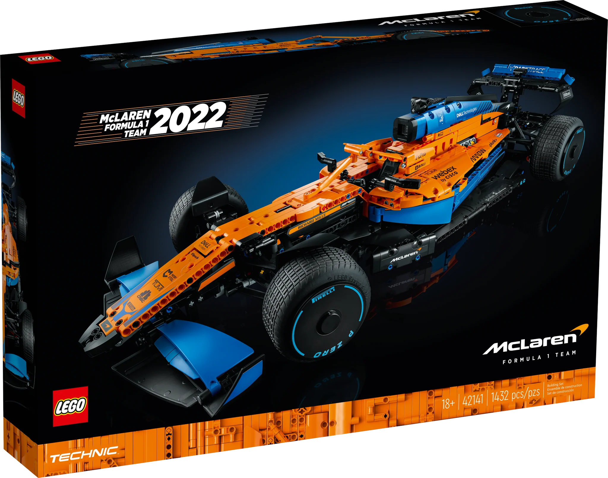 LEGO® Technic™ McLaren Formula 1™ Race Car Building Set - 42141 Model Kit for Adults & Teens - Perfect for F1 Racing Fans & Collectors - Great Gift for Birthdays & Holidays - Build & Display Your Own Formula 1 Car