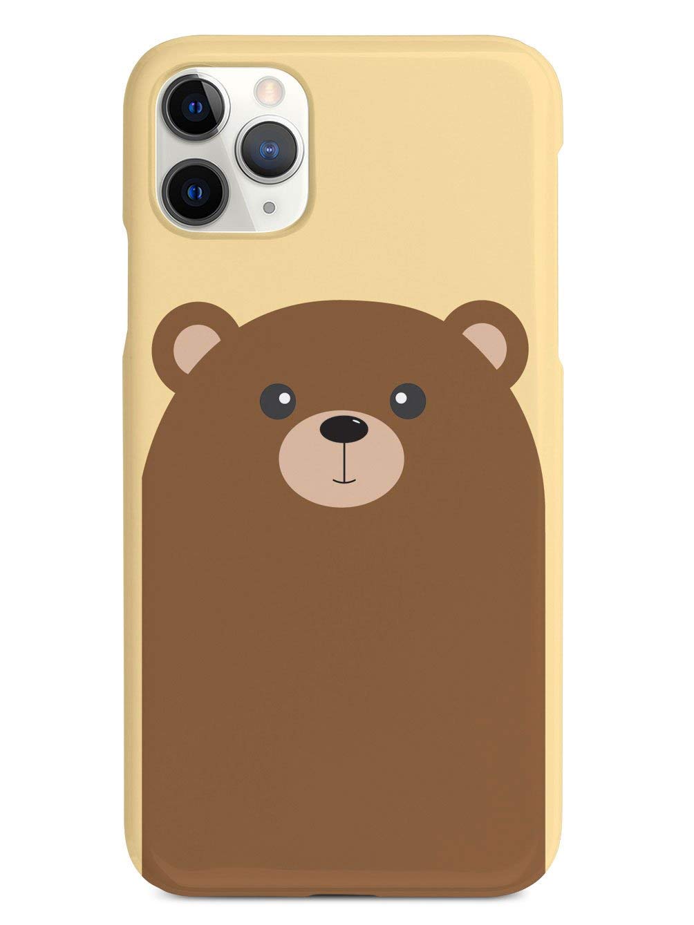 Premium 3D Textured Cartoon Bear Protective Case for iPhone 11 Pro Max - Shockproof & Anti-Scratch Phone Cover - Perfect for Daily Use, Travel & Outdoor Activities