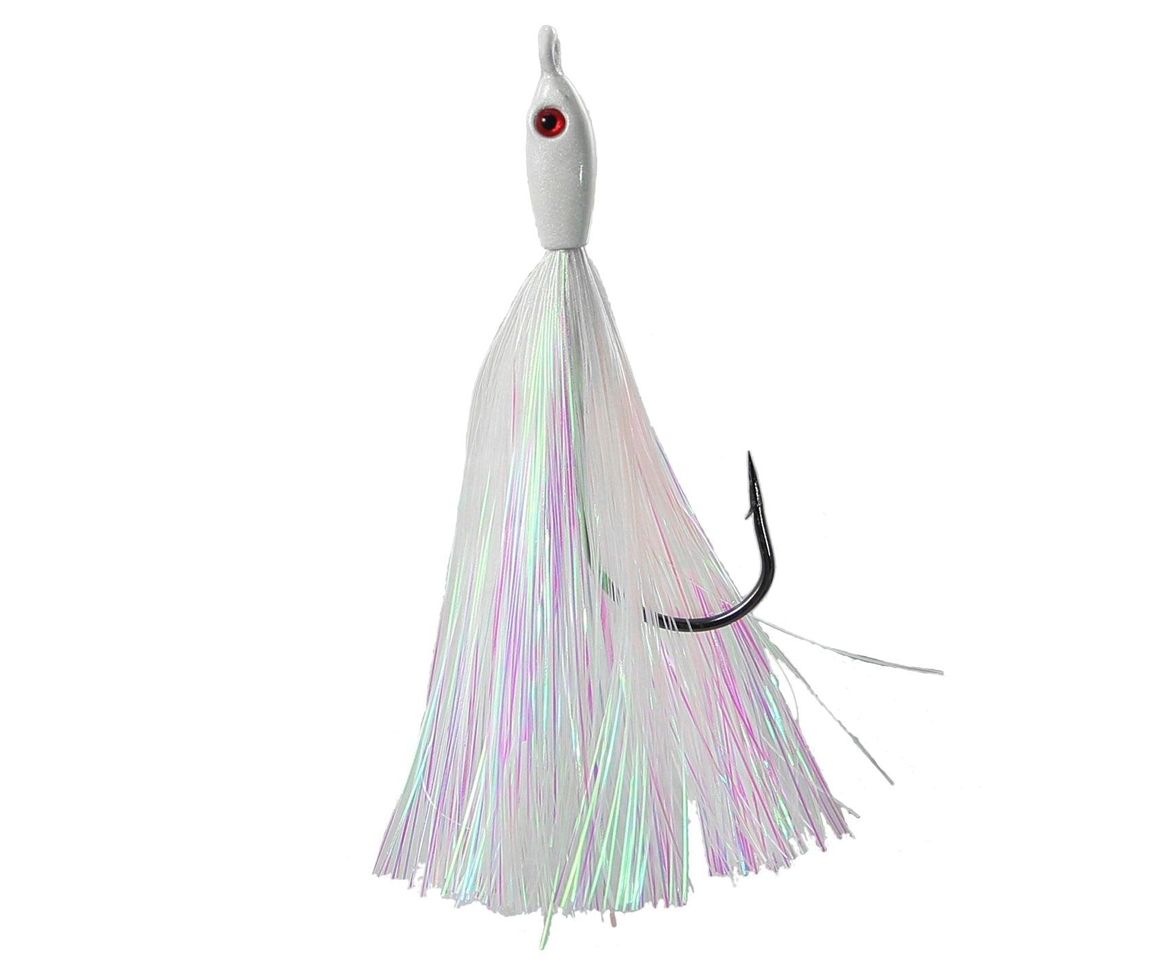Jigging World Fluke Candy Teasers V2 with Mylar Flash - Premium Saltwater Fishing Lures for Fluke, Flounder & Striped Bass - Perfect for Inshore & Offshore Fishing Trips
